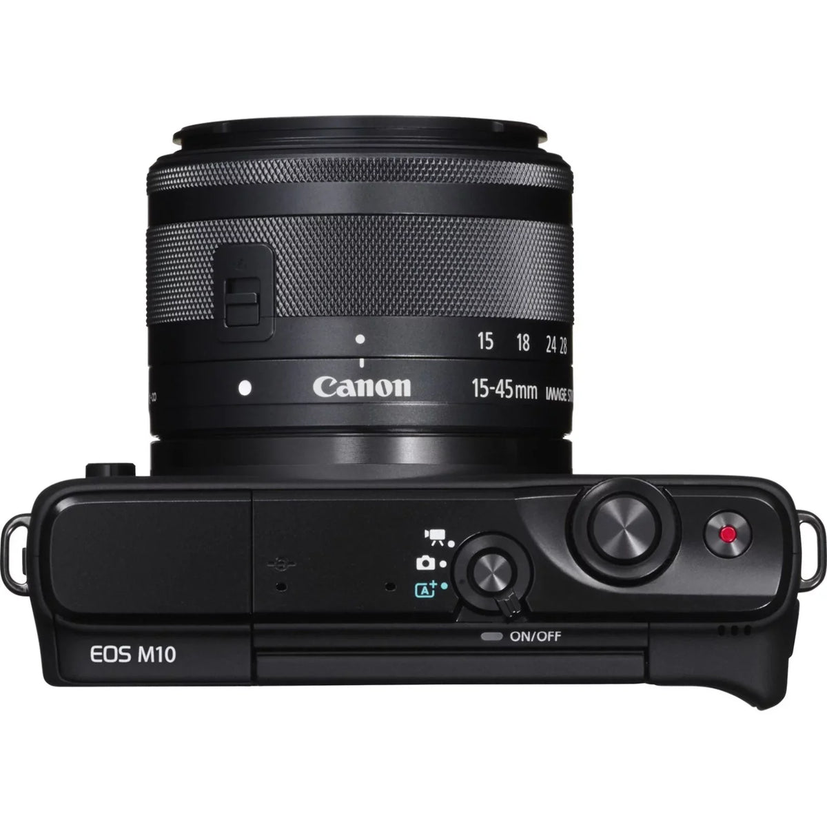 Megapixel Canon M10 Camera with Lens, EOS Mirrorless Black 1.77", 18 0.59",