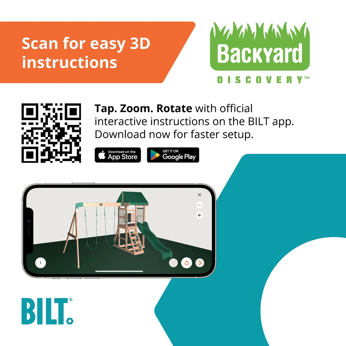 Discovery Buckley Swing Set Hill Backyard