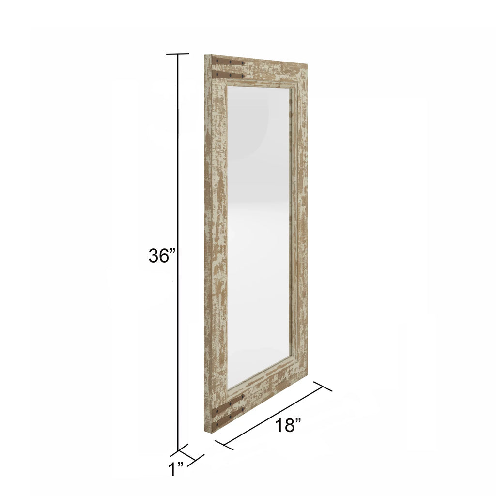7401 Aspire Brown Sonali Accents Mirror, Wall Home Farmhouse
