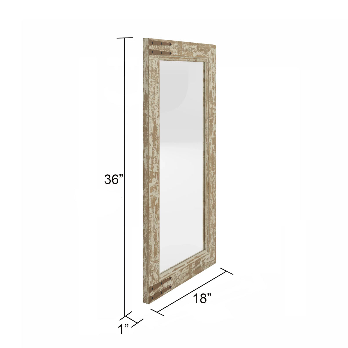 7401 Aspire Brown Sonali Accents Mirror, Wall Home Farmhouse