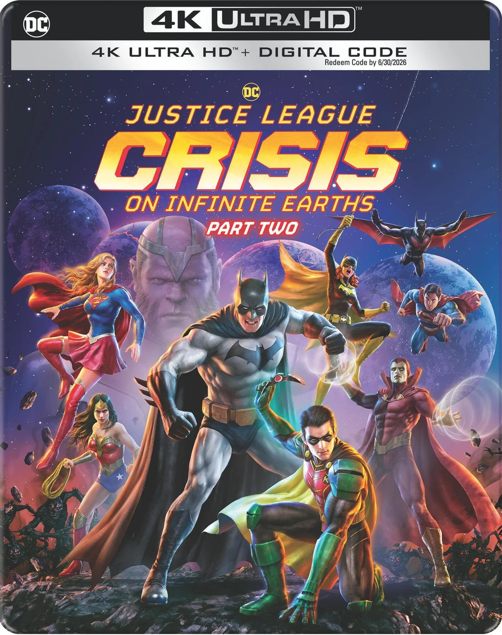 Ultra Earths on Edition + Part Steelbook) Crisis (Limited Justice HD (4K Infinite Two Digital League: Copy)