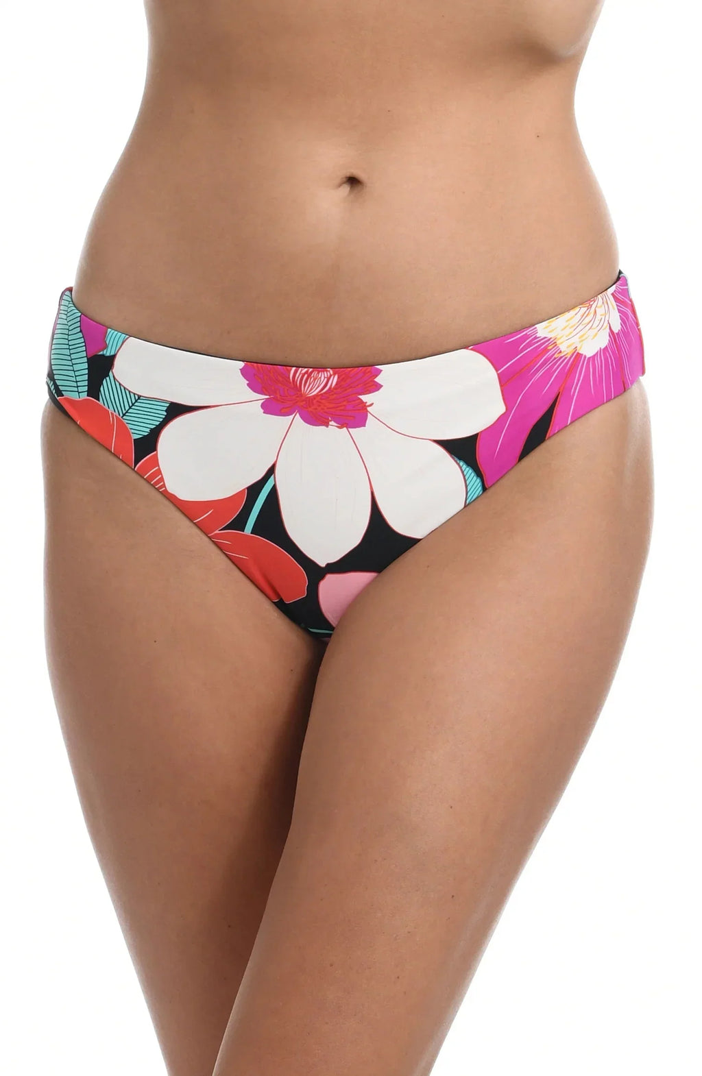 Bikini Hipster Blanca Bottoms Pink Reversible 8 Swimsuit Women's La Size