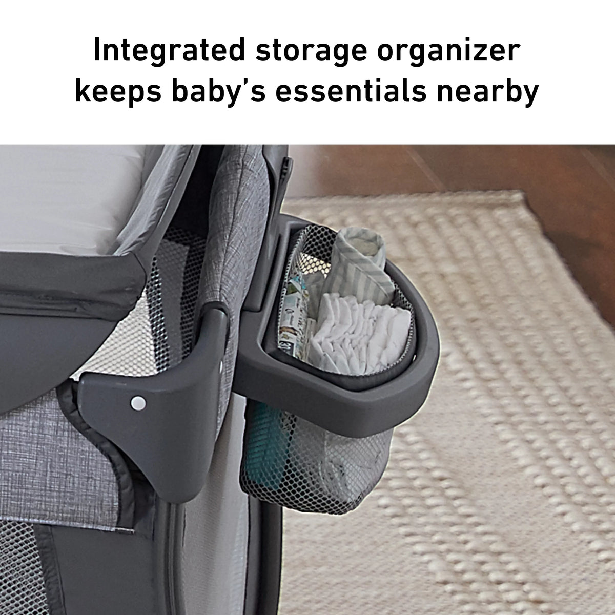 Bassinet Pack Play Playard, Connect Quick 'n Graco Alex Portable