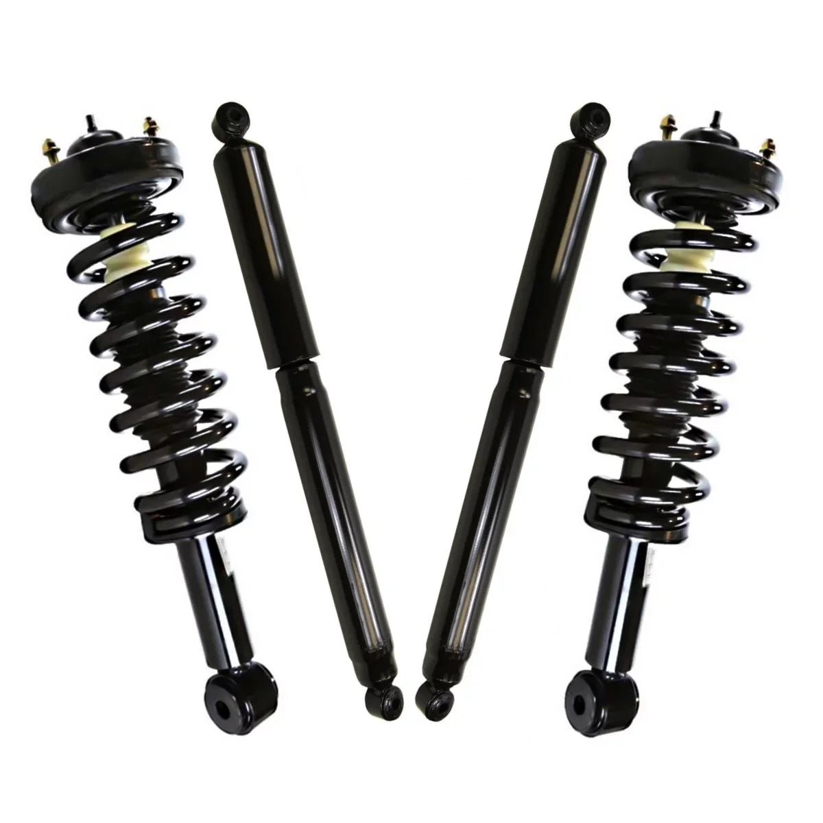 2011 Front and Complete 3.5L of & Strut Replacement 2010 Rear F-150 Kit 4 V6 Coil 2013 3.7L Absorbers 4WD V8 AutoShack 2009 Set Ford 4.6L Shock SUSPKG11001 5.4L Springs 2012 for