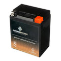 Chrome Battery for Ah, 210 YTX14AHL-BS 1993 CCA) 500cc Ex500-a Motorcycle 12 Volt,12 Battery (14AHL-BS Kawasaki