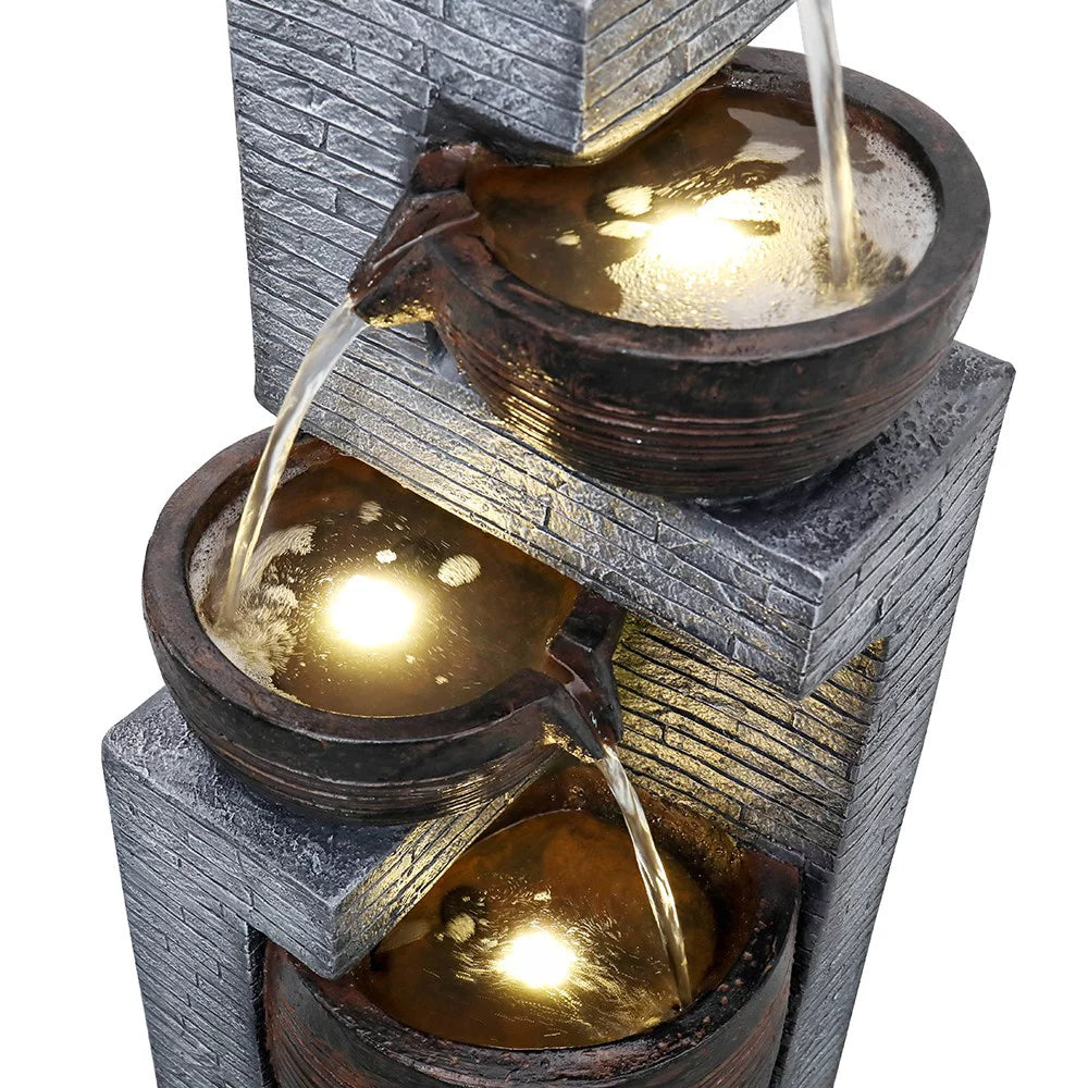 Resin outdoor Cliffdell Light With Fountain