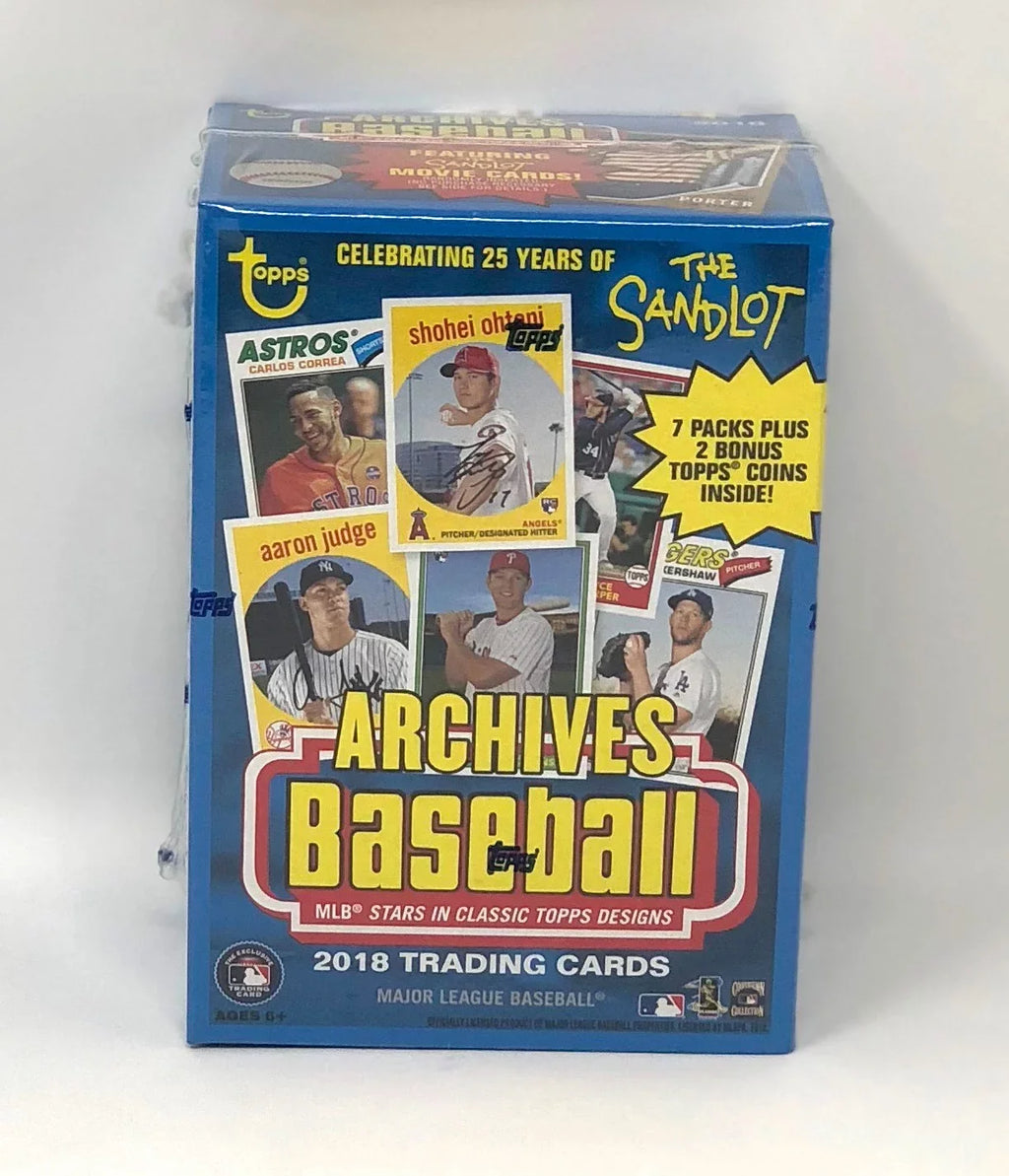 2018 Packs/8 2 (8 Blaster Inserts) Topps Coin Box Archives Cards, Baseball