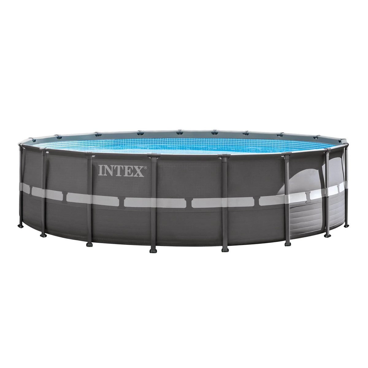 Sand Ground x 18' Frame Pool with Set Ultra Filter Intex Pump Swimming 52" Above