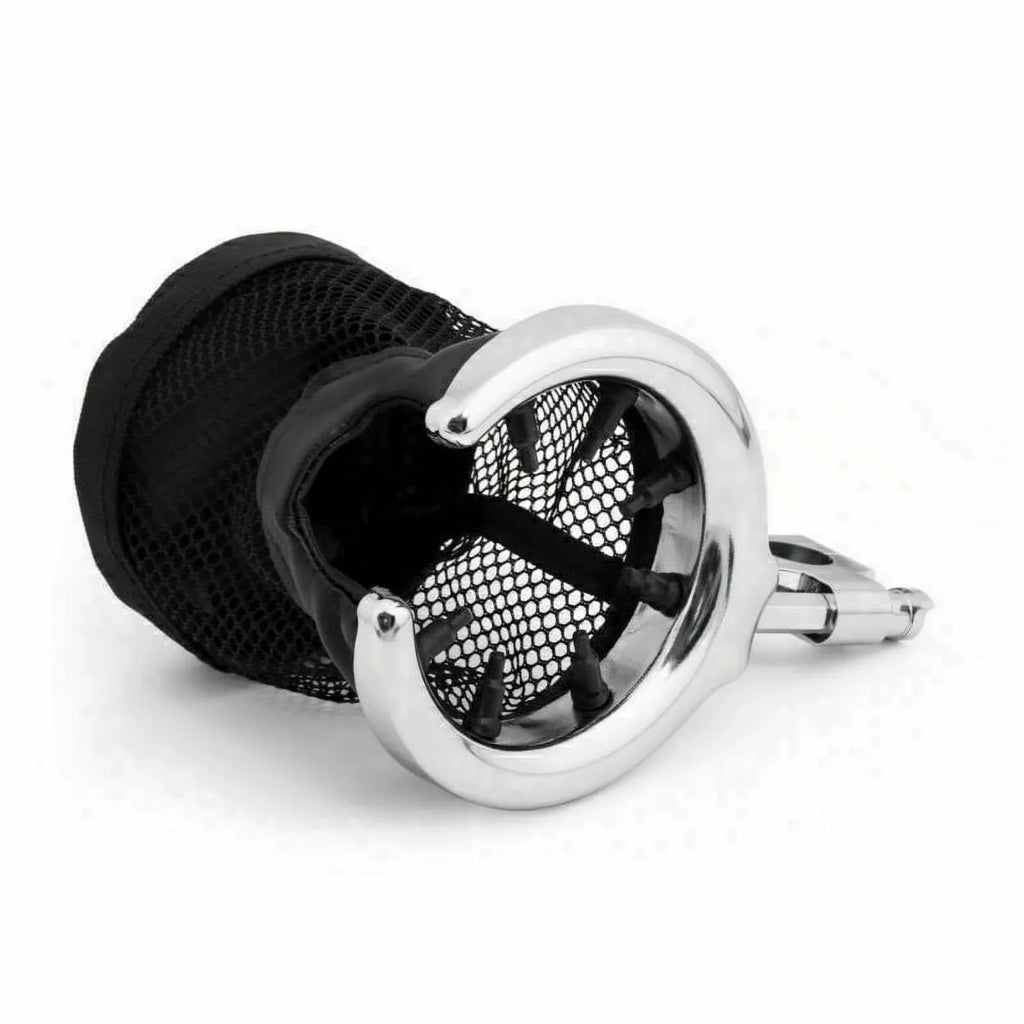1" Cup Handlebar Chrome Metal Drink Motorcycle Holder Universal