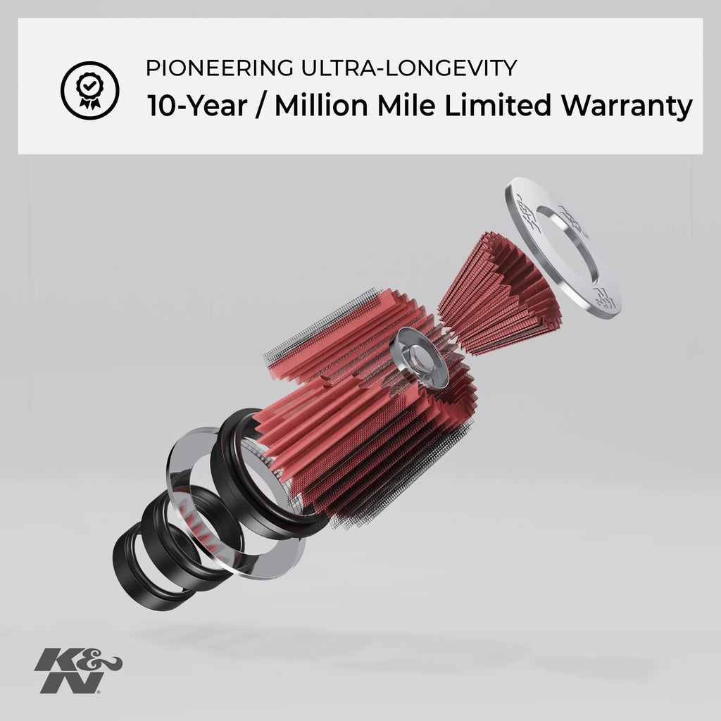 K&N Engine Washable, Premium, Duty: 38-2031S High Performance, Industrial Filter: Air Replacement Heavy Filter,
