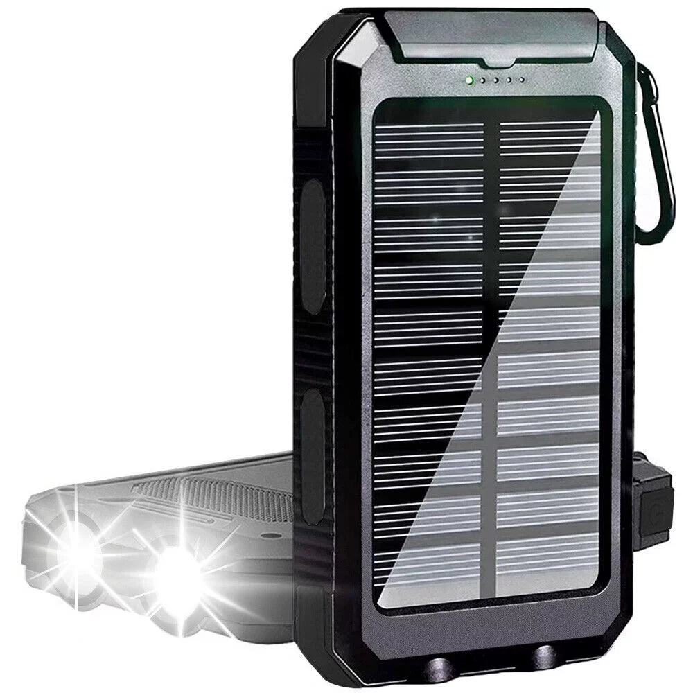 Portable Bank Waterproof US 9000000mAh Power 2023 Charger Battery Solar External