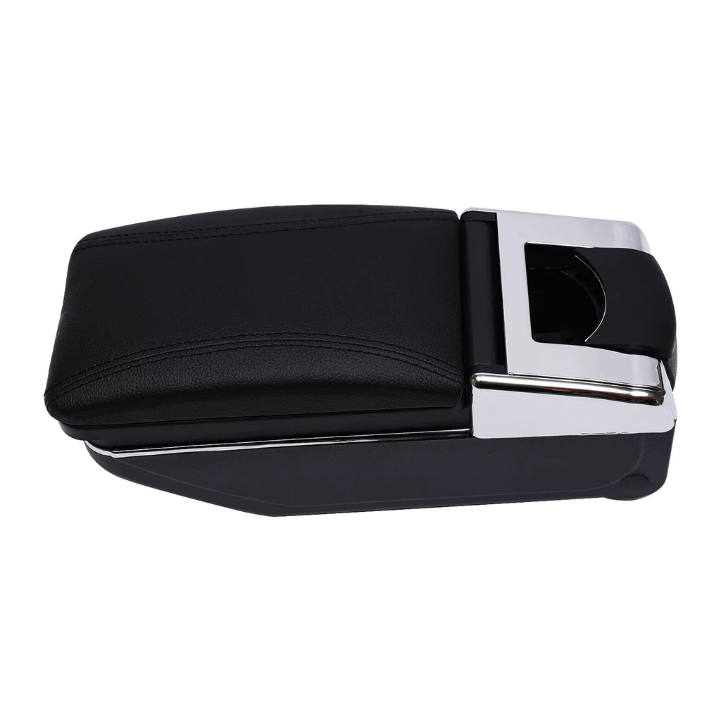 ZhdnBhnos Black Box Storage Rest 2007-2011 Console Car Holder Rotatable For Center Nissan Arm Container Armrest Versa/Tiida/Latio