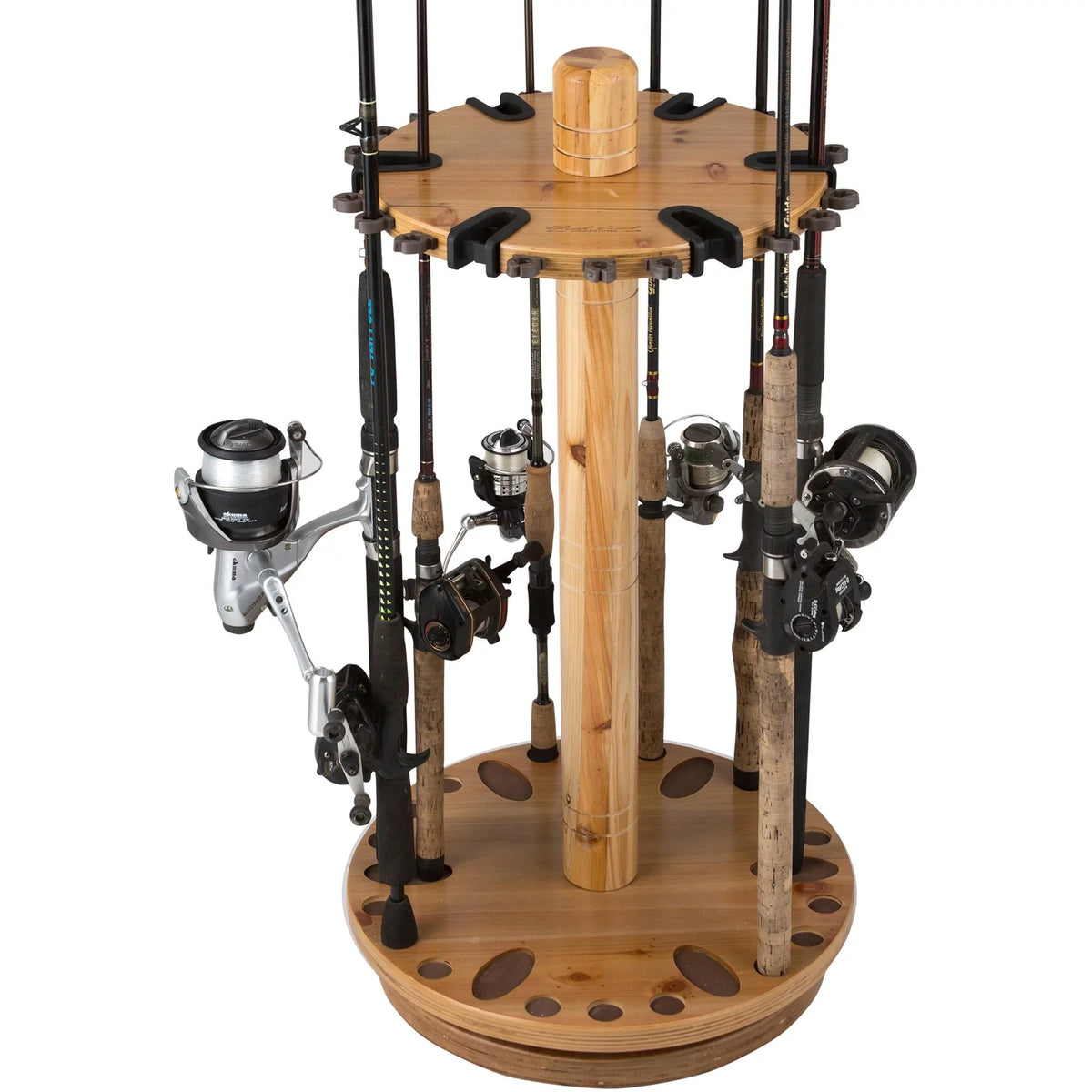 Spinning Round Creek Rush Rack Rod Fishing 30 Creations