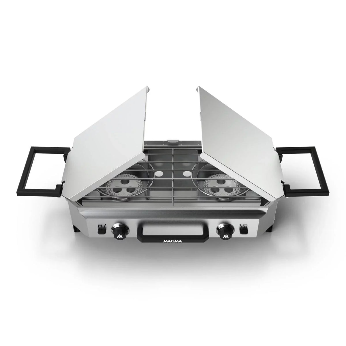 Double Top Grill Top Stove Camping Magma With Burner Griddle Crossover &