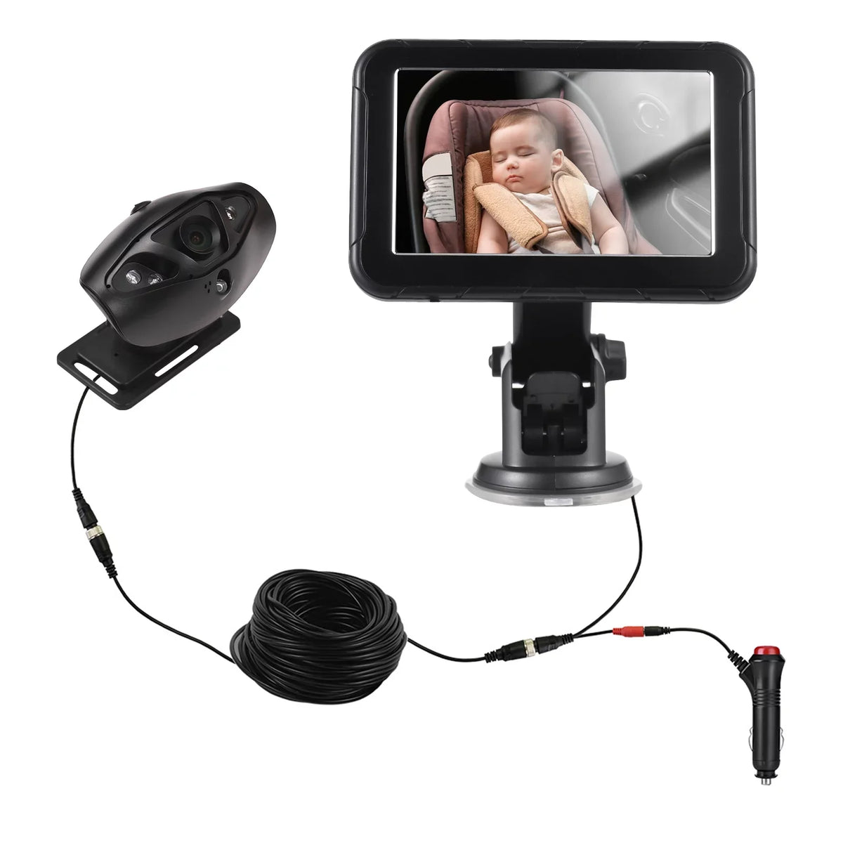 150° Car Baby 5 Seat Camera Seat Seat Mirror Invigilator,Camera Rear 5 Monitor Monitor 150° Car Mirror Car View Display Baby Wide View 5 Wide Vision Inch Car Baby Dazzduo Seat Baby Inch Display