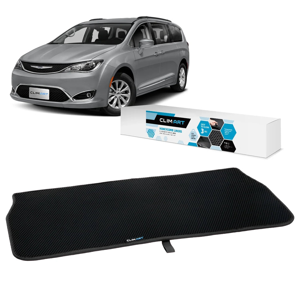 ART - Cargo Liner Chrysler Honeycomb 2020-2024 Duty, 2017-2024/Voyager - Fit Cargo Technology All-Climate, Anti-Slip Luggage Pacifica Mat, Trunk CLIM FL01116156 with for Custom Liner, Heavy