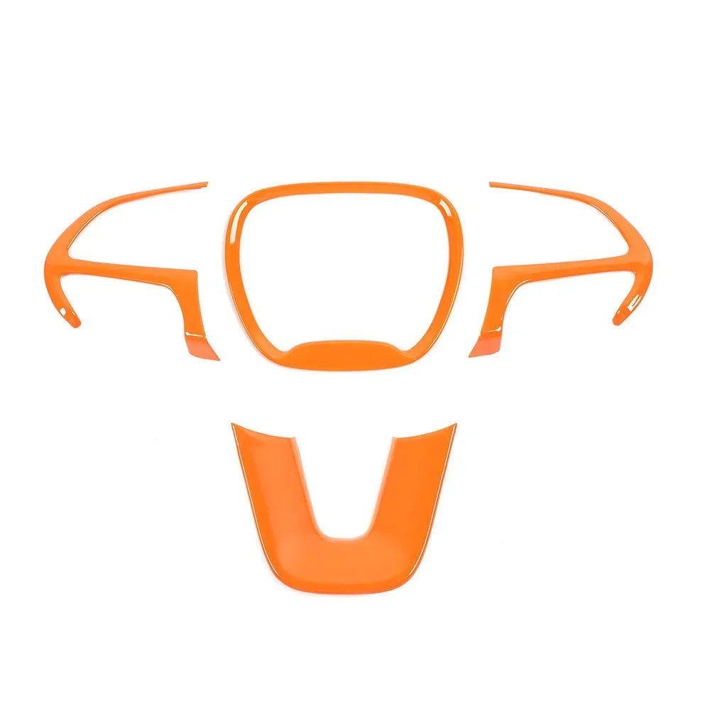 Dash Trim Center Kit Teledu Orange Console Set 17x Panel Cover