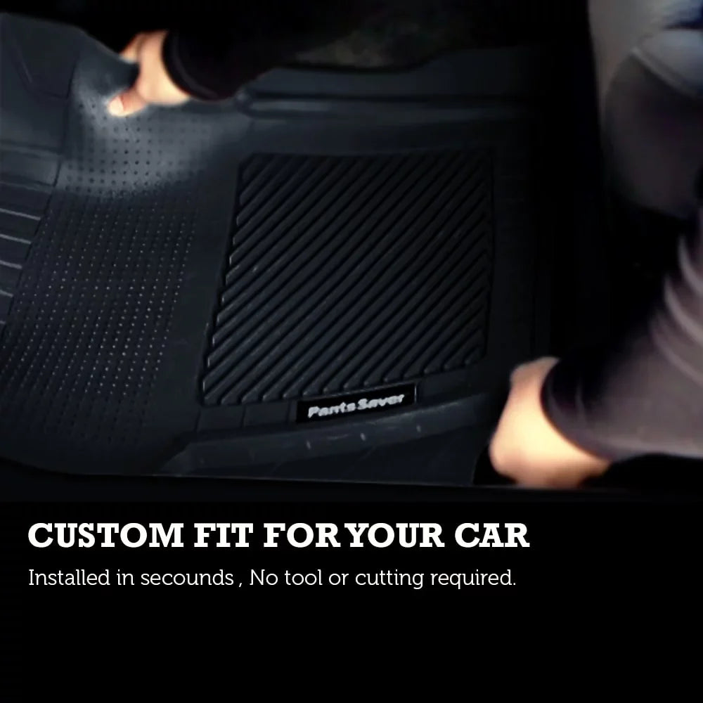 Fit Car Custom Heavy Duty PantsSaver GRAND for plastic,Black vehicles, for resistant Dodge Weather Weather Floor 4 CARAVAN All 2011, Mats Protection pc,