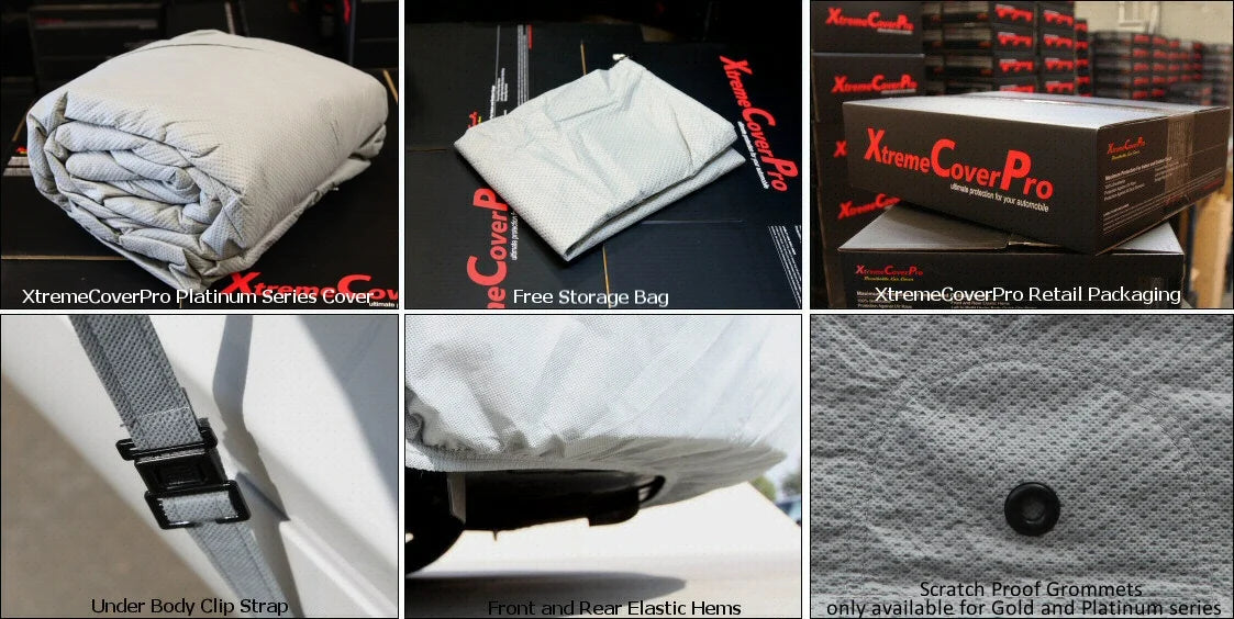 F-150 2017 Series Gray SuperCab Bed cover Truck 8ft 2019 2015 Pro fits XCP Ford 2018 2014 2013 2016 XtremeCoverPro