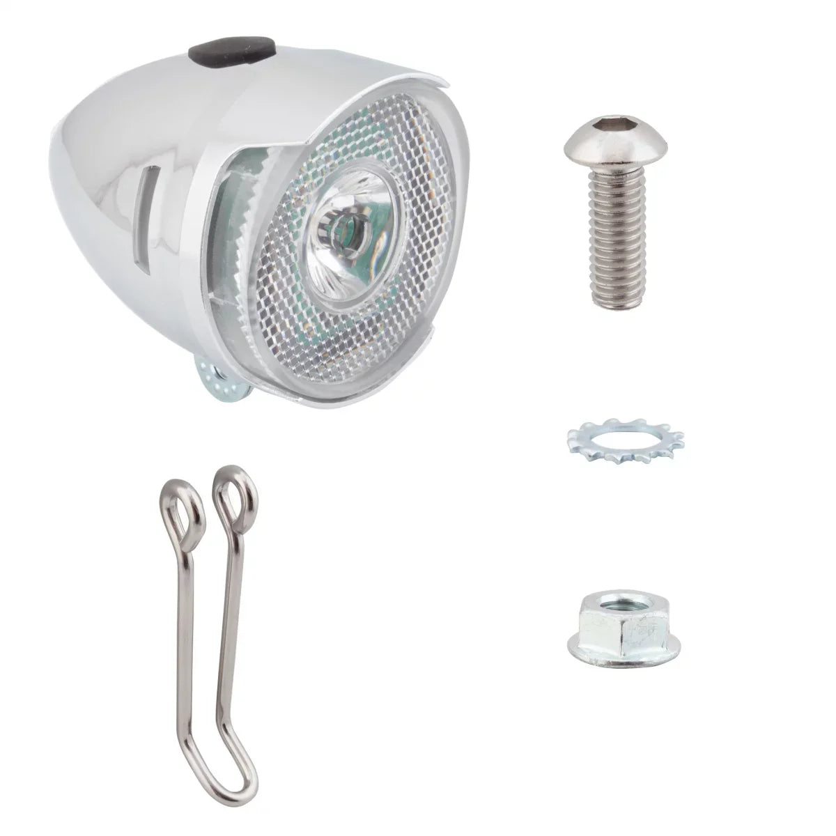 Bike Pure Chome City LED Head Front Cycles Lamp Pure Light