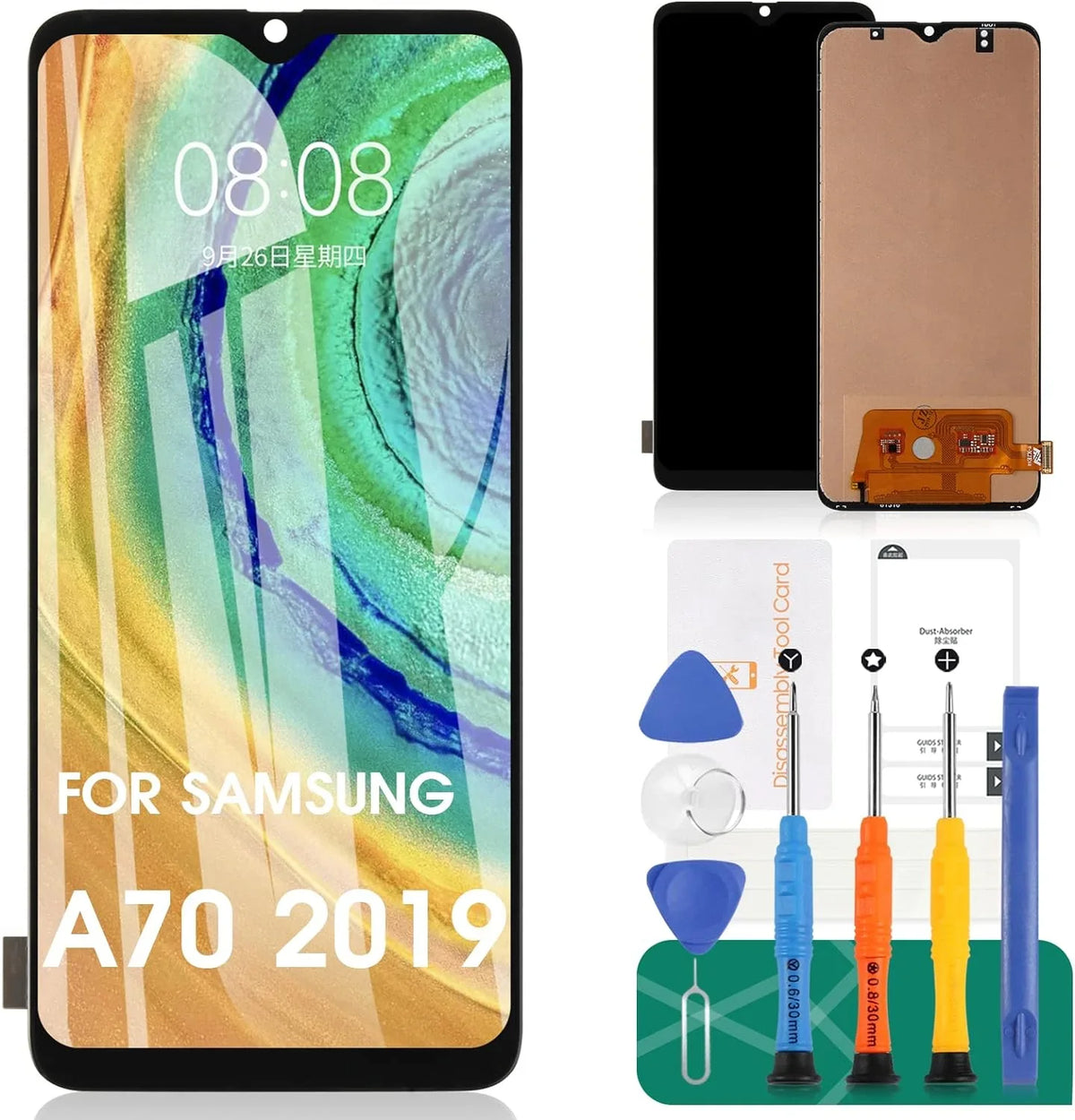 SM-A705F Replacement SM-A705MN 6.7" for A70 Screen Touch Samsung A705 Assembly Display incell LCD SM-A705W SM-A705FN Digitizer 2019 Galaxy