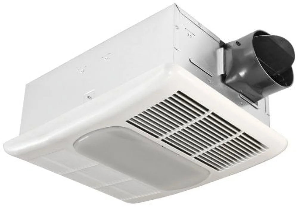 Bath RAD80L Fan Heater 80 with Delta Exhaust BreezRadiance and Light CFM