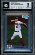 Chrome #1 9.5 Rookie 9 Strasburg Stephen (9.5 BGS Prospects Bowman 2010 9.5 8)