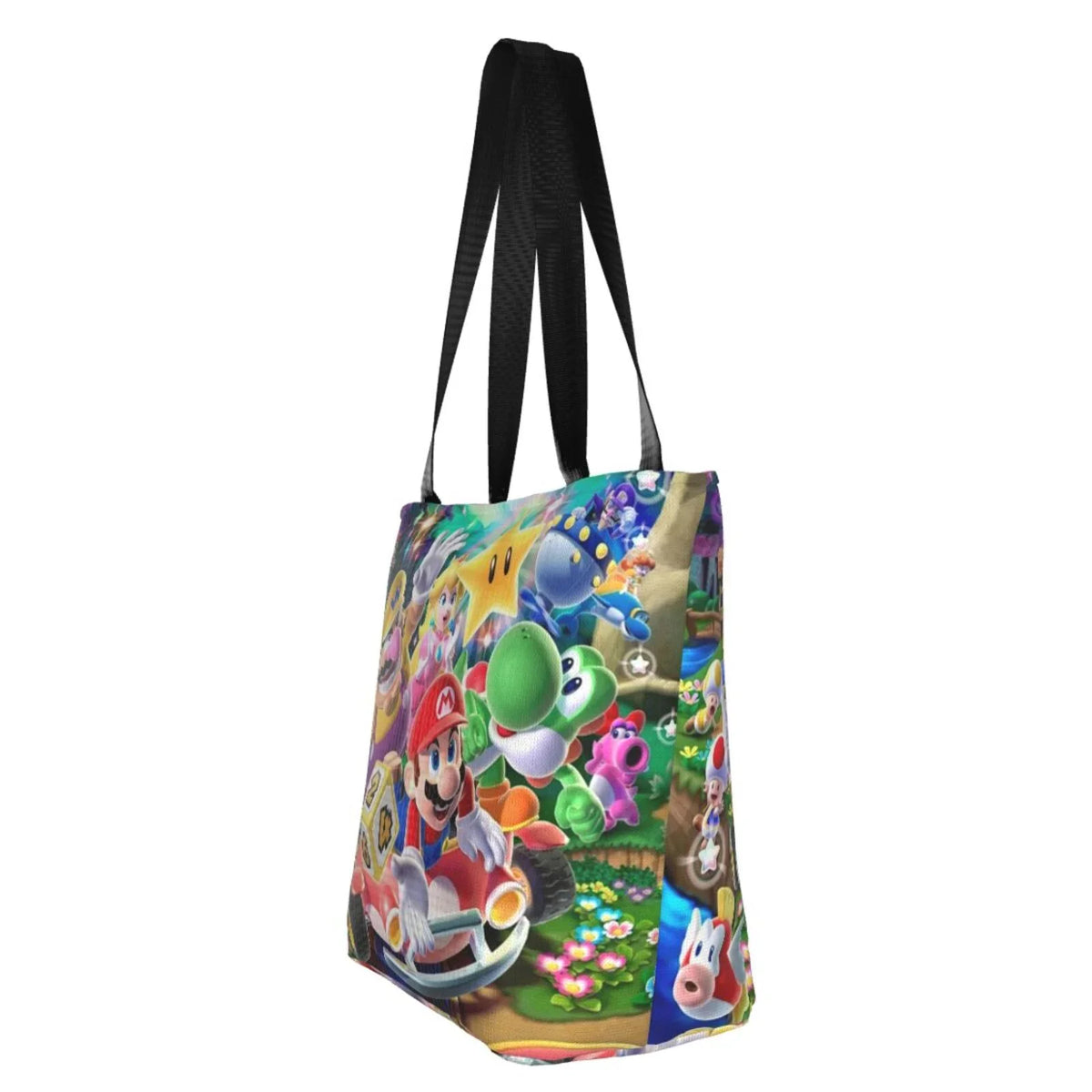 Mario Shoulder Travel Bag Large Beach Capacity Shopping Women's Tote Super Poster For Business Handbag Work School