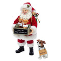 2 Adler Fabriché™ 10.5-Inch Adopt-a-Pet Dog, Santa Piece with Kurt Set