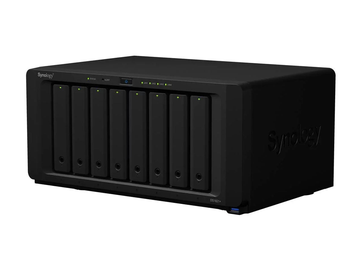 8 DiskStation NAS bay DS1821+ (Diskless) Synology