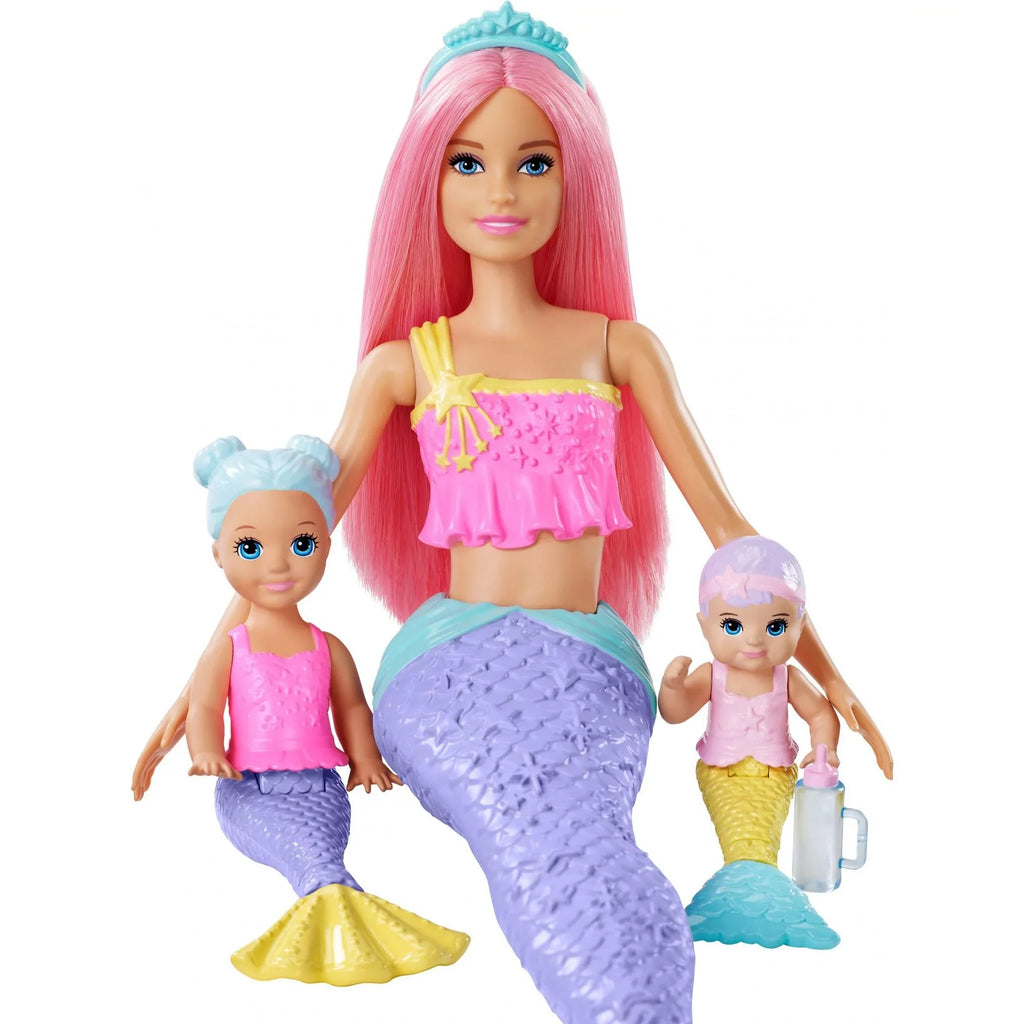 Mermaid Barbie Merbaby & Mertoddler Dreamtopia Doll, Playset