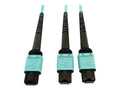 cable multi-mode - 5 multi-mode m (F) - - 125 24F - (F) Eaton Plenum / Network optic - OM4 5 (x2) MTP/MPO/PC MTP/MPO-PC - Tripp 50 Optic Aqua, m Fiber to 12F - Multimode OM4 MTP/MPO-PC Lite (F/F), 50/125 micron Cable, MTP/MPO/PC 400G to fiber Series