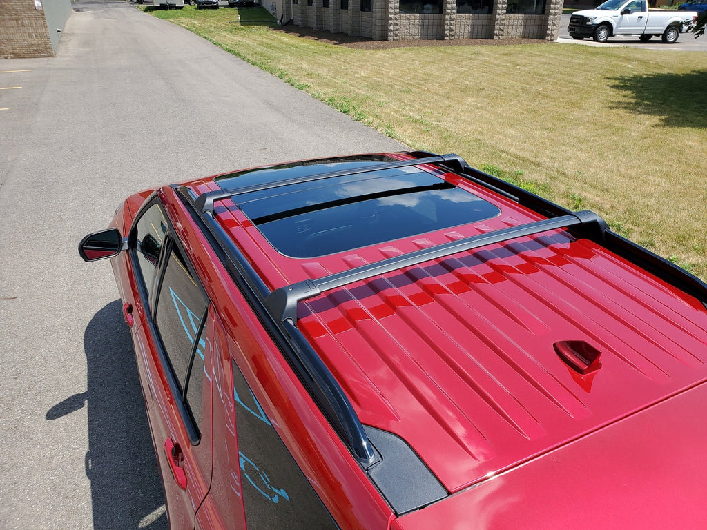 Roof Black Rack Rack Set of Bars Top Cross Roof Ford Explorer 2020-2023, Replacement 2pcs, for Aluminum BRIGHTLINES Cargo