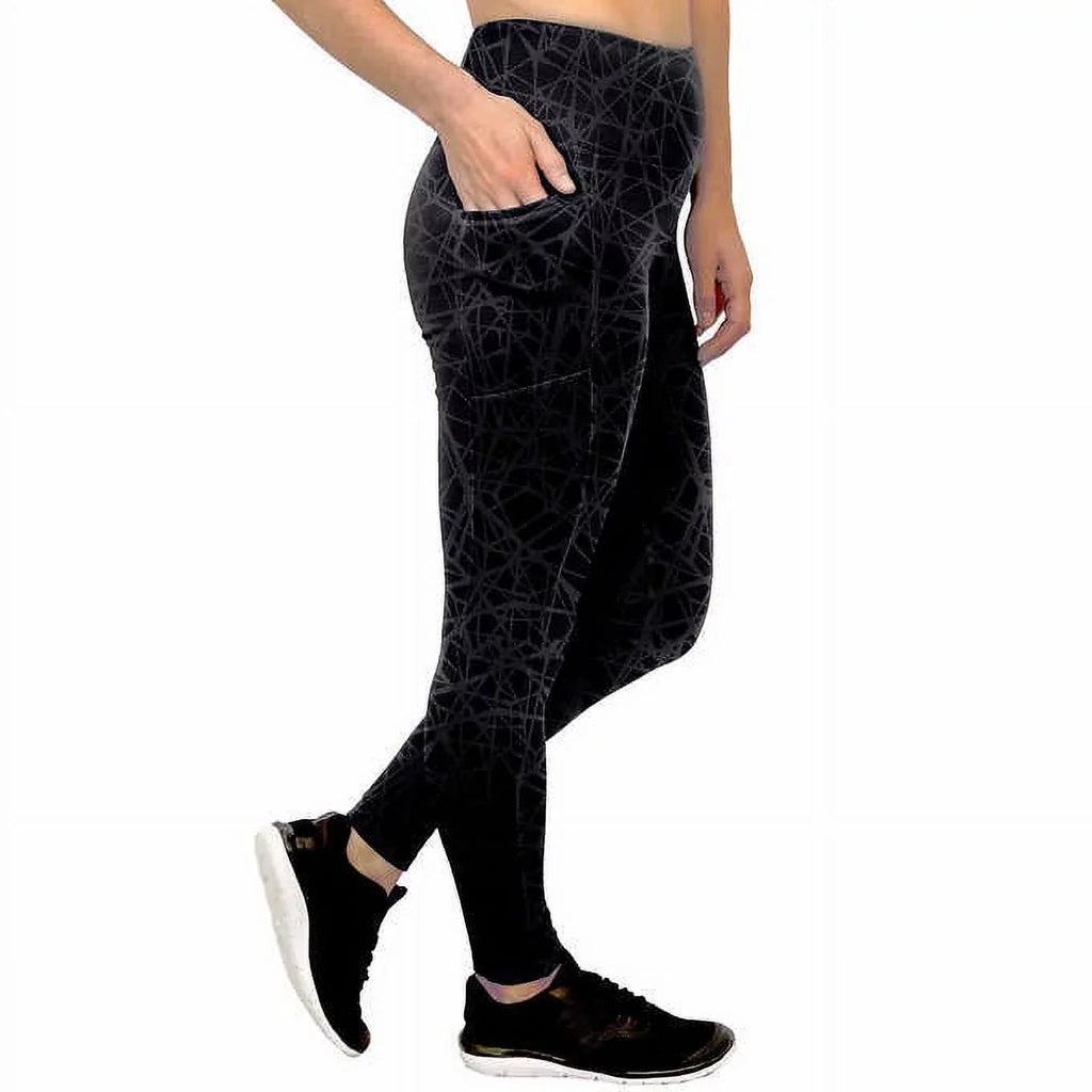Ladies' Rise Black High Large Tight, Performance Spyder