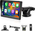 Link TF/USB Car Touch Van 12-30V Stereo Suv with Camera Radio Pickup, Android FM Screen Wireless Carplay Auto Portable Mirror Backup Car Bluetooth 7" Podofo for