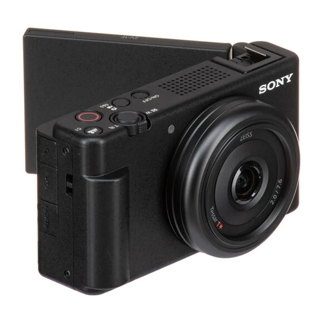 Bundle Memory ZeeTech Vlogging ZV-1F Sony 128GB Accessory + + Card SanDisk (Black) Camera with Tripod