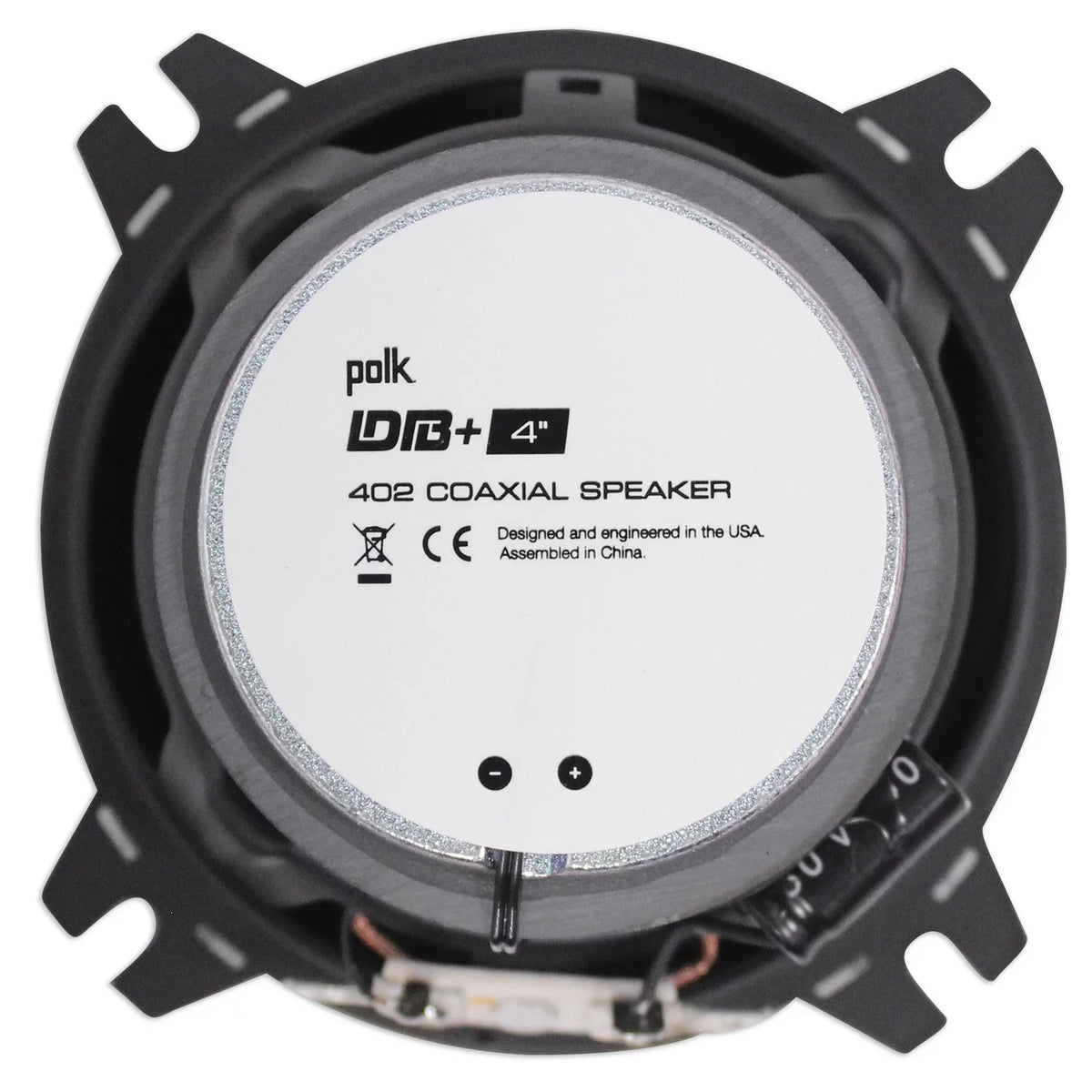Amp Audio Tower (2) For 4" 2-Channel Polk Chrome ATV/UTVCART Speakers+MTX