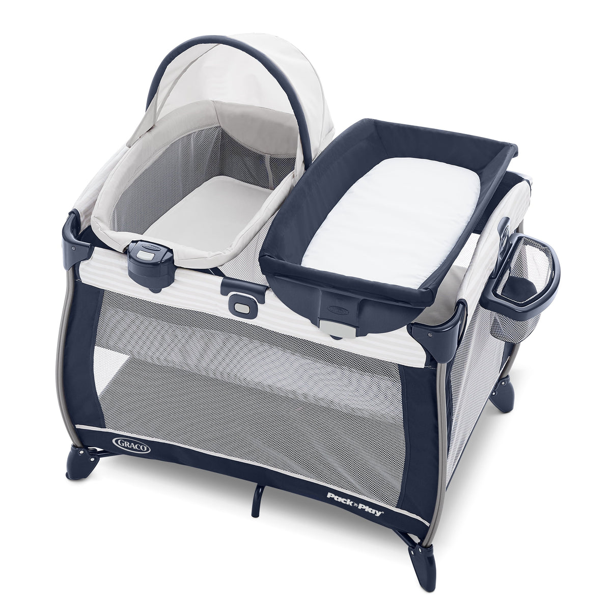 Bassinet Pack Play Playard, Connect Quick 'n Graco Alex Portable