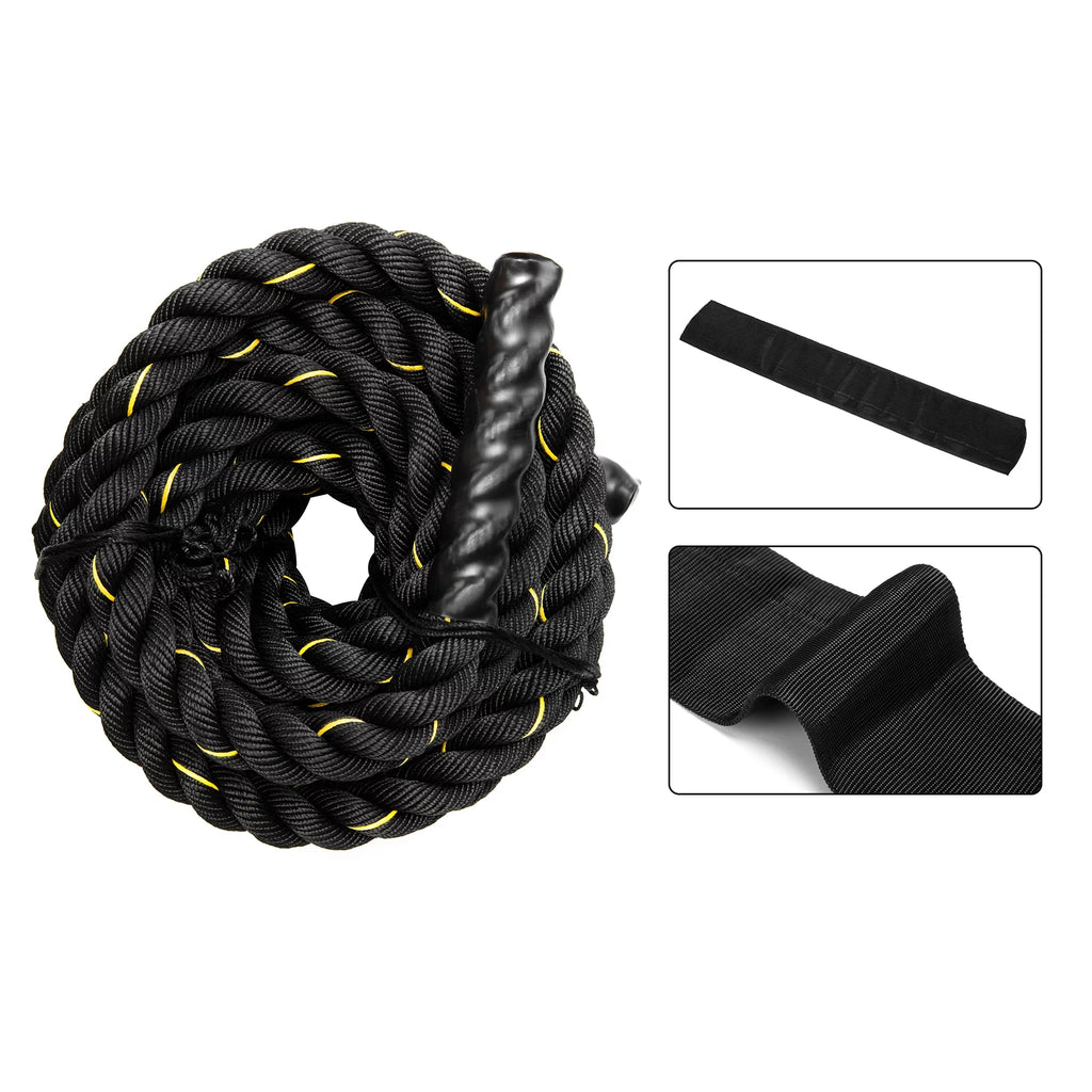Workout Length Battle Fitness Strength Combat Training Gym Undulation Exercise 50Ft Rope Ropes Power Conditioning