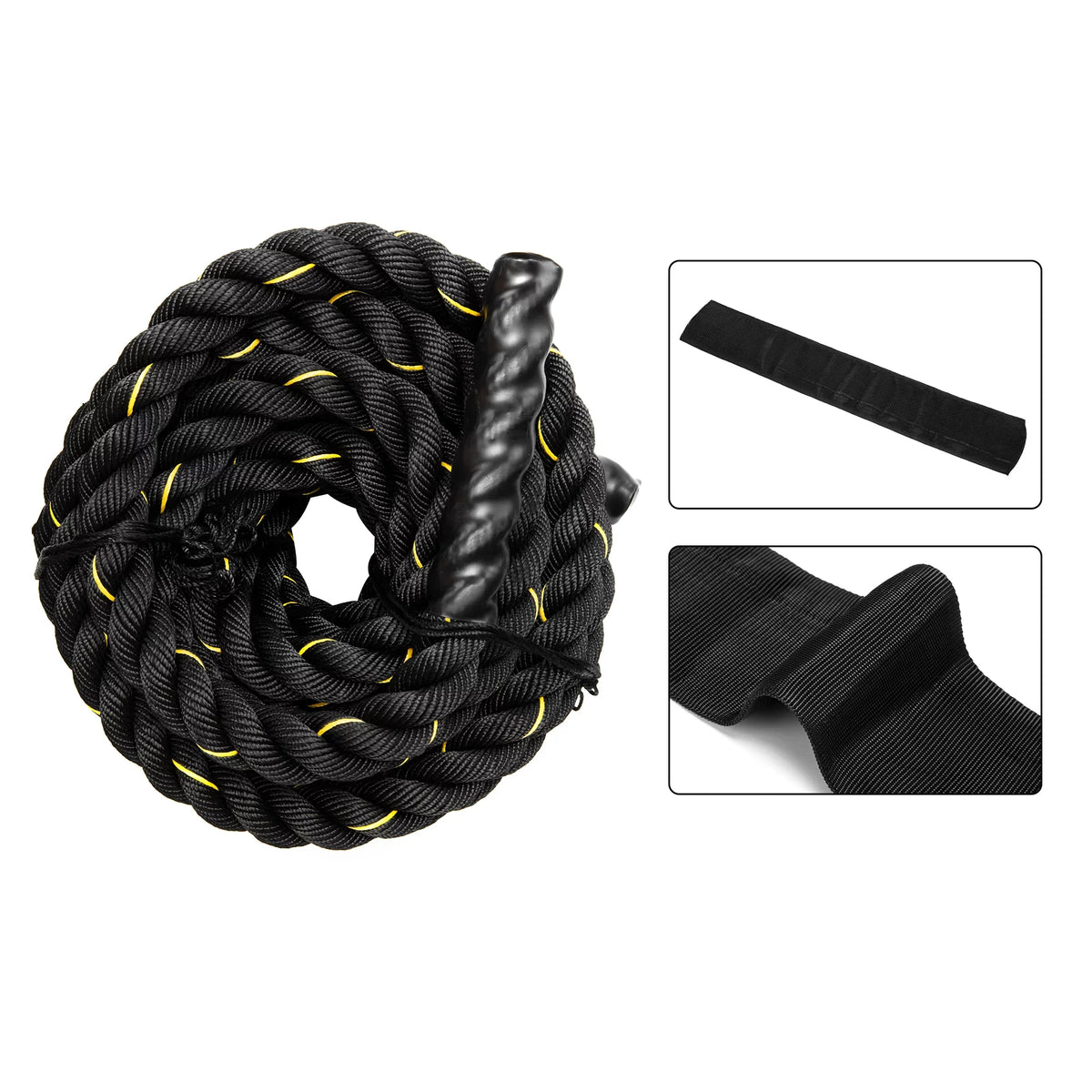 Workout Length Battle Fitness Strength Combat Training Gym Undulation Exercise 50Ft Rope Ropes Power Conditioning