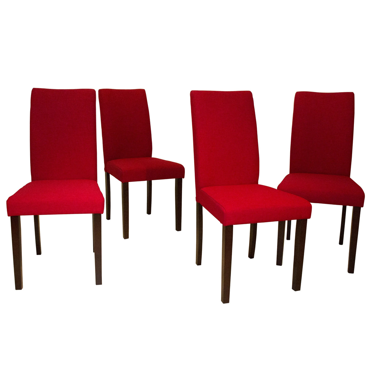 Warehouse 8) (Set Tiffany of Shino 39-inch Crimson Linen of Dining Chairs