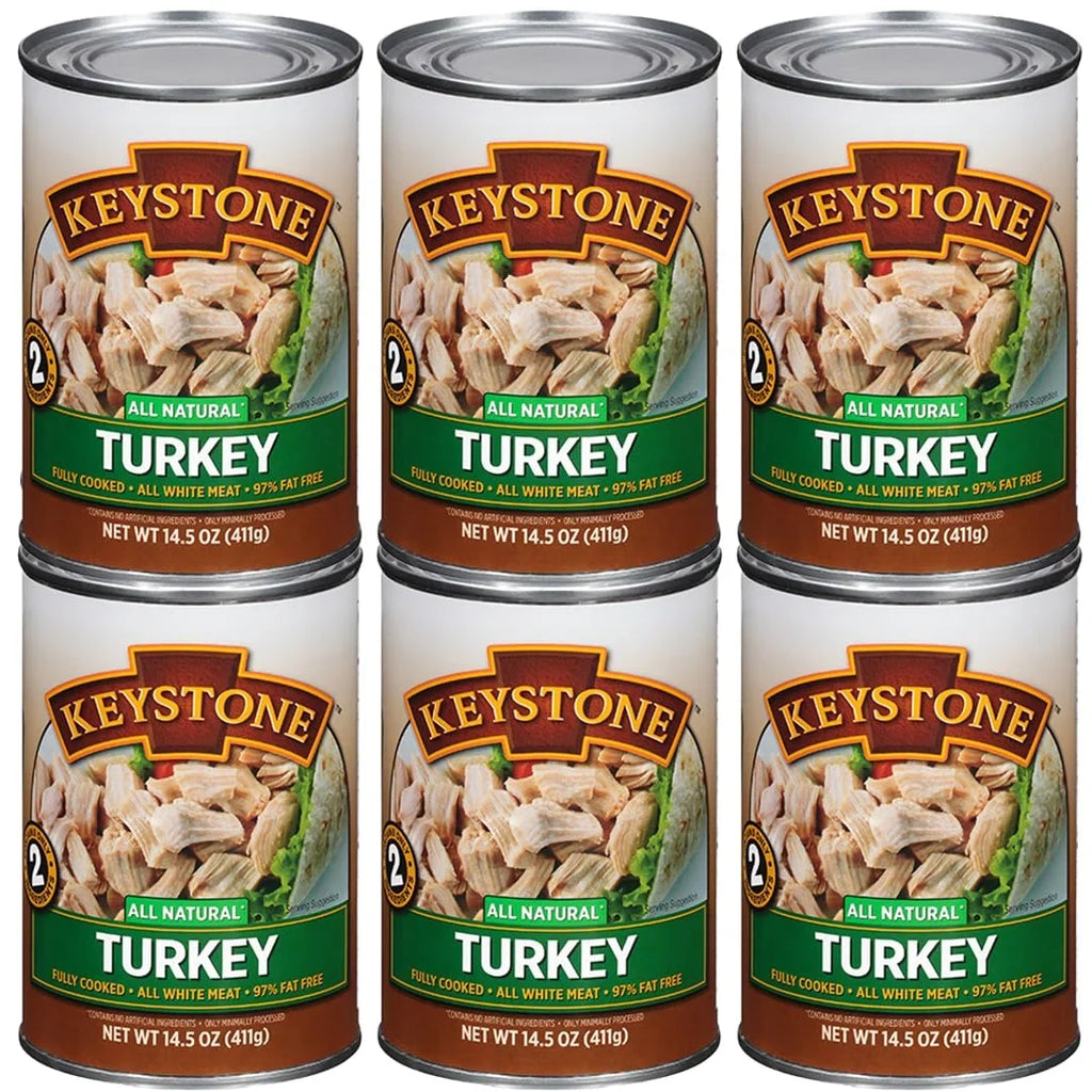 Emergency For ✅ oz Pack) Turkey Keystone and Can All Eat Hiking Backpacking 14.5 (6 to Food ✅ Natural Camping Survival Ready