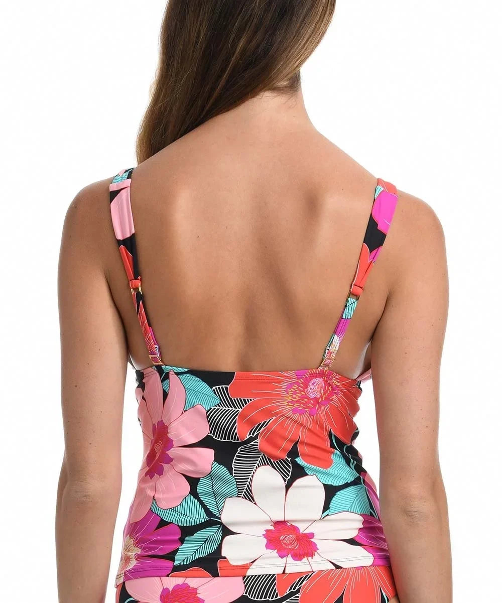 Top Knot Pink Swimsuit Trim Size 6 Tankini La Blanca Women's