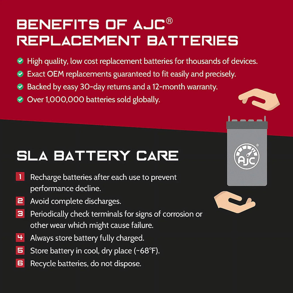 Battery Compatible (1999) with 600 Replacement 594CC Z Mx Snowmobile Battery AJC Bombardier
