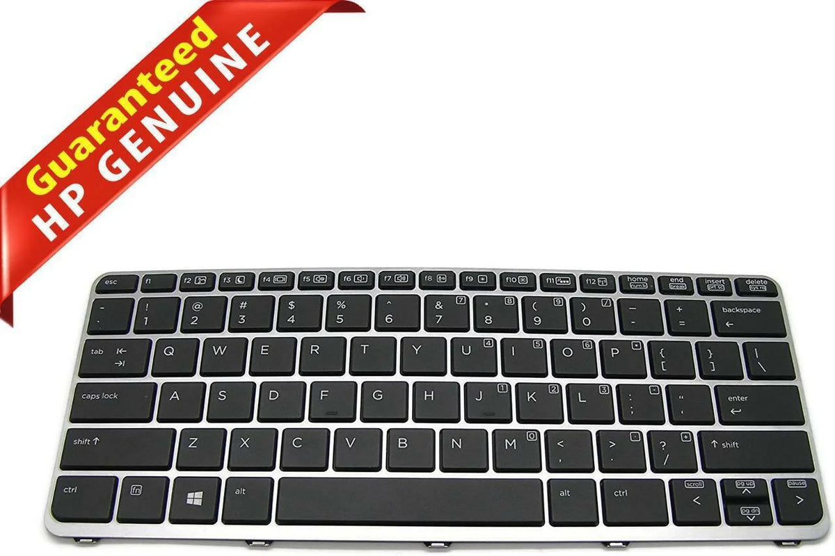 Silver Grade 1020 804214-001 - Like HP G1 New Backlit Folio Laptop Pre-Owned Keyboard A EliteBook