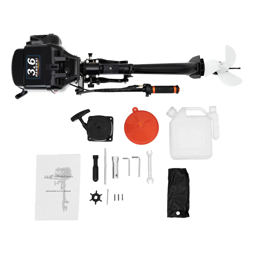 Cooling Boat Fishing CDI HANGKAI Engine HP Outboard Outboard Motor 90cm/35.4in Water 2 Motor Stroke Boat 3.6