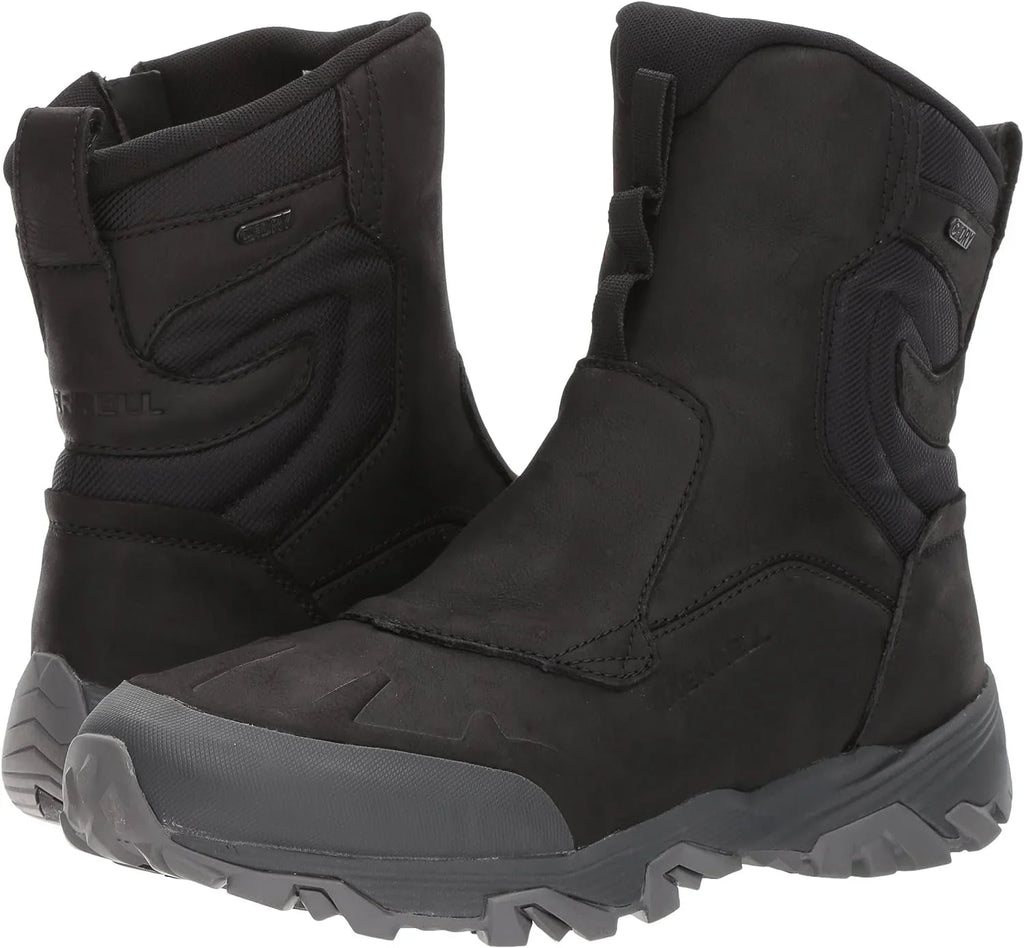 Merrell 7 Men's Black, Boot, 8" COLDPACK Polar M US ICE+ Snow Waterproof Zip