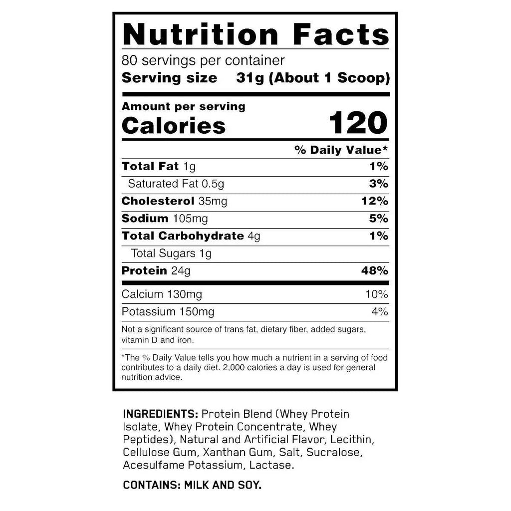 100% Cream Gold Servings Ice Whey 80 Nutrition Protein Standard Optimum Vanilla