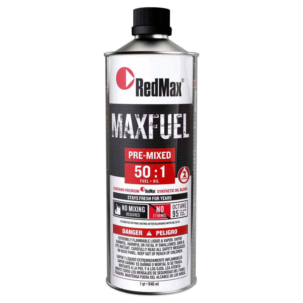 Engine Pre-Mixed Oil 50:1 18 581158801 Fuel Quart Pack 94 2-Cycle Octane RedMax