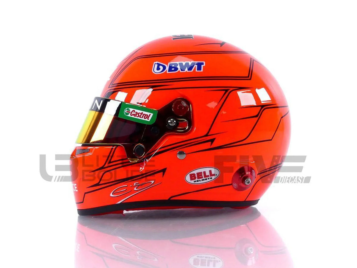 Ocon Esteban - HELMET Alpine - 2023 1/2 MINI CASQUE